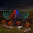 thumbnail image 6 of 2-Pack Solar Ultrasonic Animal Repeller with Motion Sensor, 130dB Siren & Strobe Lights, 4 Modes, IP55 Waterproof for Outdoor – Deters Deer, Raccoons, Cats, Dogs, Squirrels from Yard, Garden, Farm, 6 of 12