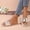 Beige, variant on Eltusu Women Flat Slide Sandals, PU Open Toe Slip On Fashion Summer Shoes Black Size 7