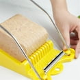 thumbnail image 5 of GeweYeeli Stainless Steel Meat Slicer Egg Vegetable Cheese Chopper Fruit Banana Watermelon Kitchen Splitter, Yellow, 5 of 5