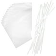 Wilton Treat and Cake Pops Bag Kit, Clear Bags and Silver Ties, 12