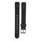 thumbnail image 4 of Correa de pulsera de banda de reloj de silicona suave de 22 cm para Fitbit Alta HR (negro), 4 of 5