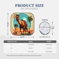 thumbnail image 2 of Kdxio Cool Camel Oasis Vibes Print 2-Piece Sun Shade Front Windshield - Foldable Car Front Window Sunshades for Most Sedans SUV Truck, 2 of 5