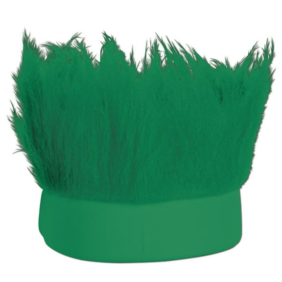 Beistle Club Pack of 12 Kelly Green Decorative Party Hairy Headband Costume Accessory