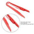 thumbnail image 3 of 3Pcs Multifunctional Plastic Bread Tongs Food Clamps for Home Bakery(red), 3 of 8