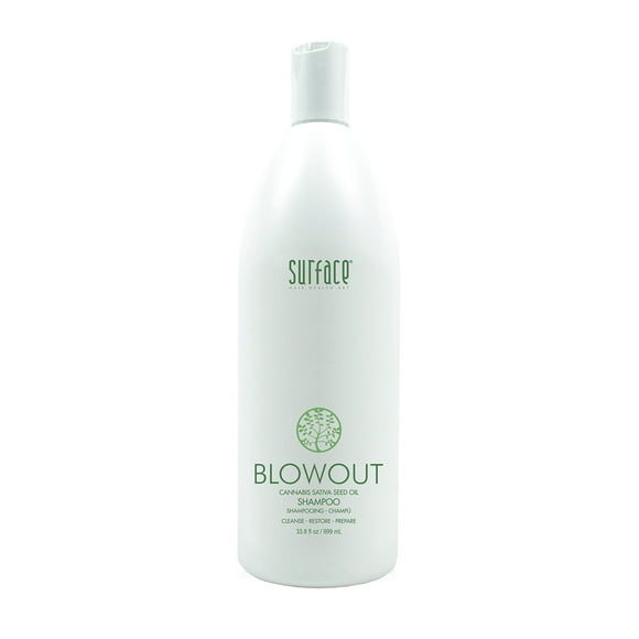 Surface Hair - Blowout Shampoo â Organic Shampoo for Women and Men, Heat-Resistant with Babassu Oil for Longer Lasting Blowouts - 33.8 fl oz