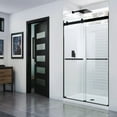 thumbnail image 5 of DreamLine Essence 44-48 in. W x 76 in. H Frameless Bypass Shower Door in Satin Black, 5 of 10
