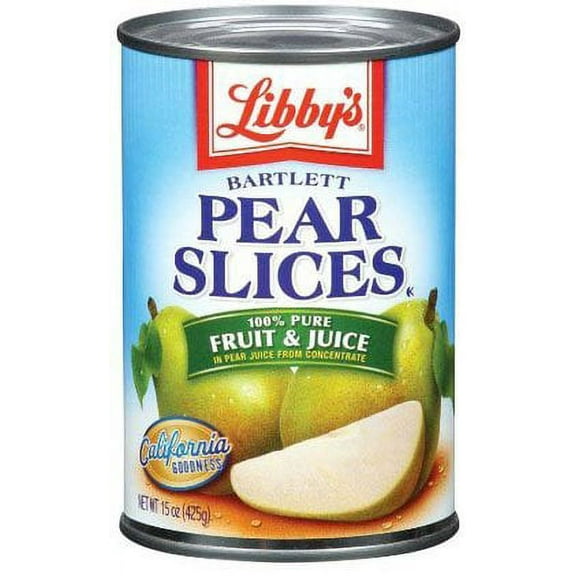 Libby's® Bartlett in Pear Juice Pear Slices (Pack of 3)