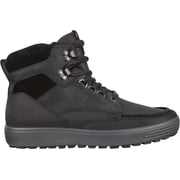 Men's ECCO Soft 7 Tred Moc Toe Ankle Boot Black/Black Cow Oil Nubuck 44 M