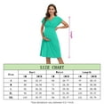 thumbnail image 5 of Yesfashion Women's V-neck A-line Knee Length Wrap Dress Swing Maternity Dresses For Baby Shower Or Casual, 5 of 5