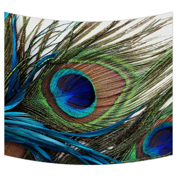 GCKG Peacock Tapestry,Peacock Wall Hanging Wall Decor Art for Living
