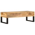 thumbnail image 3 of vidaXL Coffee Table 110x50x38 cm Solid Mango Wood, 3 of 5
