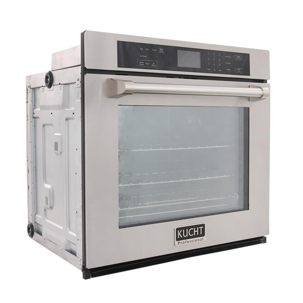 Kucht 30in. Single Electric Wall Oven with True Convection in Stainless Steel