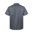 thumbnail image 2 of Aislor Unisex Short Sleeve/Long Sleeve Chef Coat Jacket Kitchen Restaurant Hotel Uniform M-4XL A Gray Short Sleeve 4XL, 2 of 7