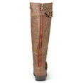 thumbnail image 4 of Journee Womens Spokane Stacked Heel Riding Boots, 4 of 10