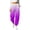 Purple, variant on Hueook Cargo Pants Women Jogger Hiking Lounger Wide Leg Fall Casual Cropped Barrel Pant with Pockets Yellow S