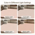 thumbnail image 7 of ODIKA 2'x3' Washable Accent Rug Solid Boho Delicate Dotted Speckle Shaggy Look Minimalist Pink Flowing Dynamic for Bedroom, Nursery, RV, Pet Friendly, Bedside Mat, 7 of 7