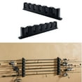 thumbnail image 5 of LQCrafK Horizontal Fishing Rod Rack Wall Mount Rod Holder, 6 Vertical Fishing Pole Storage Organizer, 5 of 9