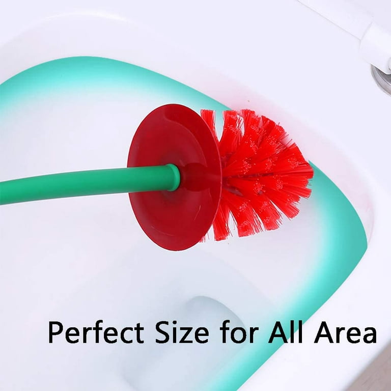 LOVLOY Toilet Plunger and Brush, Silicone Bowl Brush and Heavy