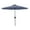Navy, variant on SunRay 9' Round 8Rib 24 LED Aluminum Bluetooth Solar Lighted Umbrella
