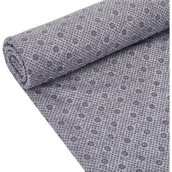 DIY Non Slip Final Backing Cloth 78x39 Inch Primary Tufting Cloths Backing Fabric with Plum Blossom Pattern Non Slip Rug Pads for Tufting Vinyl Primary Tufting Cloth for Carpets Rug Tufting DIY