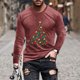 thumbnail image 1 of Blusas y camisas de manga larga y cuello redondo para hombre, camisetas casuales con estampado de moda y cuello redondo, blusas de licra de manga corta para hombre., 1 of 5