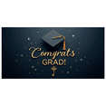 thumbnail image 2 of LUUFILx Graduation Party Backdrop Congrats Grad Graduation Decor Celebration Supply Photo Booth Banner School Event Decoration Key Design Cap Background, 2 of 8