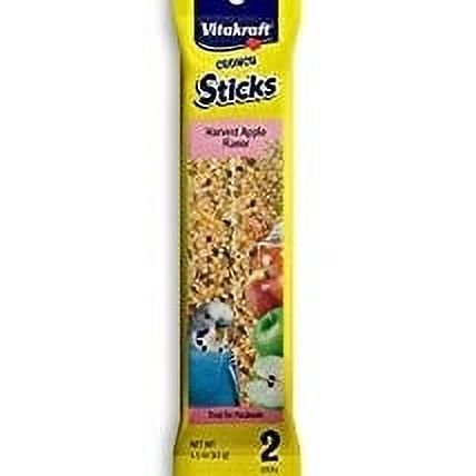 UPC: 0051233316833 | Vitakraft Sun Seed 512022 1.5 oz Crush Sticks Treat – Millet & Harvest Apple