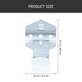 thumbnail image 4 of Shisuyan Crochets pour Panneau Perforé Outils Argent 2 Pcs 3.5 Po X 2.2 Po X 2 Po, 4 of 9