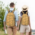 thumbnail image 6 of Lsque Cartoon Squirrel Pattern Canvas Daypack, Durable Backpack, High-quality Versatile Backpack,Vintage Compact Backpack-Medium, 6 of 6