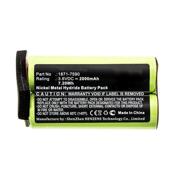 Batteries N Accessories BNA-WB-H15351 Shaver Battery - Ni-MH, 3.6V, 2000mAh, Ultra High Capacity - Replacement for Moser 1871-7590 Battery
