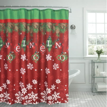 Noel Textured Shower Curtain Walmart Com