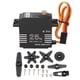 thumbnail image 1 of Servo digital impermeable, HOBBYFANS 25 kg Servo de coche RC de acero inoxidable Servo digital RC Durabilidad probada en el tiempo, 1 of 14