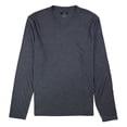 thumbnail image 1 of Alfani Mens Heathered Basic T-Shirt, Blue, Large, 1 of 1