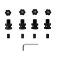 thumbnail image 1 of 1/10 RC Car Aluminum Alloy Wheel Hex Hub Adapter Extension 4PCS 10MM to 17MM For Traxxas Maxx, 1 of 2