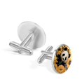 thumbnail image 3 of Panda Elegant Stainless Steel Shirt Clip Cufflink Set for Formal Attire - for Business Meetings and Special Occasions, 3 of 6