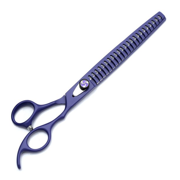 Tijeras para mascotas de color más vendidas de comercio electrónico, tijeras con dientes de espina de pescado de 8 pulgadas, tijeras para dientes, tijeras finas de 7 pulgadas, tijeras para cortar el