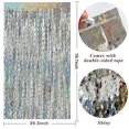thumbnail image 2 of Cortina de fondo con flecos de aluminio BOMSI Silver Tinsel para fiestas, 2 of 7