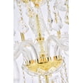 thumbnail image 4 of Elegant Lighting Verona 43" 25 Light Royal Crystal Chandelier in Gold, 4 of 6