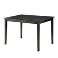 thumbnail image 2 of Weston Home Lexington 48" Rectangular Wood Dining Table, Black, 2 of 6