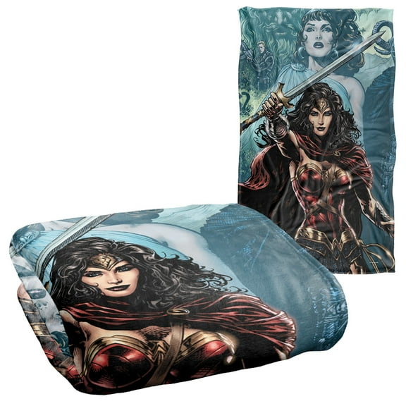 Wonder Woman Sword in Hand Silky Touch Super Soft Throw Blanket 36' x 58'