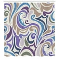 thumbnail image 3 of Ambesonne Abstract Shower Curtain, Funky Asymmetrical Shapes, 69"Wx75"L, Multicolor, 3 of 3