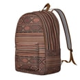 thumbnail image 2 of Chic Bohemian Floral Backpack for Women, Vintage Style Rucksack with Front Pocket, Lightweight Daypack for School, University, Work, Travel, Perfect Gift, 2 of 5
