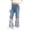 Blue 2, variant on OGLCCG Girl's Flare Jeans Elastic Waisted Bell Bottom Denim Pants Girls Wide Leg Stretch Cute Y2K Streetwear Jeans Size 2-13