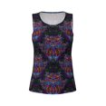 thumbnail image 3 of Picia Paisley And Owls Pattern Women's Workout Tank Top,Breathable Activewear,Slim Fit Athletic Top,Versatile Workout Moisture-wicking top-Medium, 3 of 9
