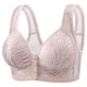 thumbnail image 1 of Puntoco Sujetadores cómodos para mujer Sujetador elástico con hebilla delantera y estampado de rayas para mujer, de talla mediana, sin aro de acero, 1 of 2