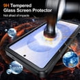 thumbnail image 7 of ELEHOLD Case for Samsung Galaxy S26 Ultra Crystal Clear Compatible with Mag Safe,Full Body Shockproof Protective Cover with Built-in Tempered Glass Screen Protector,Black, 7 of 7