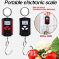 thumbnail image 4 of Escala escala de colgación digital 200 kg/ 440 lc escala de grúa portátil lcd luz de fondo acero escamas para el mercado de alimentos de caza de pesa en granja trabajo al aire, 4 of 7
