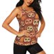 thumbnail image 2 of Balery Brown Owl Camiseta sin mangas estampada ligera para mujer, tops de entrenamiento sin mangas, camisetas de yoga transpirables de secado rápido.-XX-Large, 2 of 7