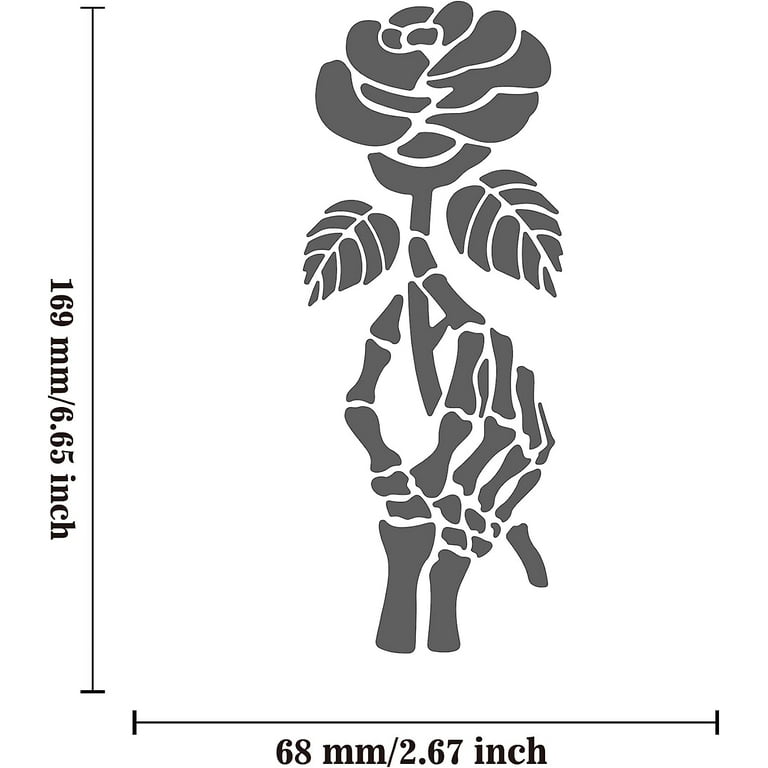 Stainless Steel Flower Stencil Templates Reusable Rose and Skull Hand Painting Template Journal Tool for Wood Burning Pyrography Engraving DIY Craft 4x7 inch - Walmart.com stainless-steel-flower-stencil-templates-reusable-rose-and-skull-hand-painting-template-journal-tool-for-wood-burning-pyrography-engraving-diy-craft-4x7-inch-walmart-com