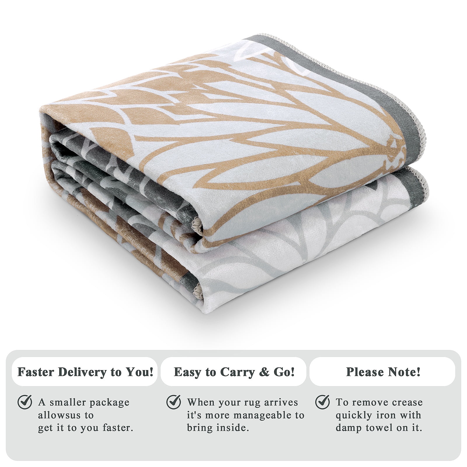 Runner Rugs for Hallway, Yamaziot 2'x10' Laundry Room Rug, Washable Non Slip Kitchen Mat, Bathroom Floor Carpet, Beige